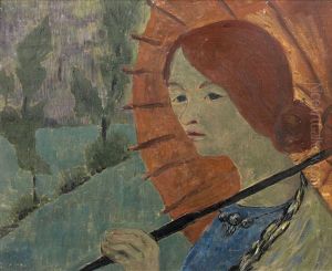 Madame Serusier A L'ombrelle by Paul Serusier