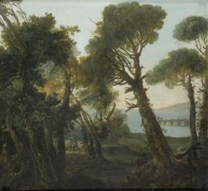 Mercure Volant Les Taureaux D'admete by Giovanni Niccolo Servandoni
