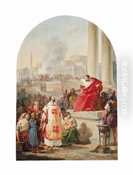 The Condemnation Of Saint Laurence - view 1