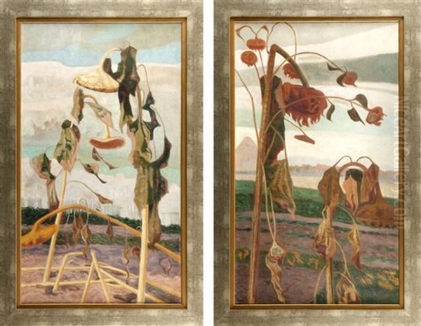 Pole Slonecznikow Wczesna Jesienia (pair) - view 1