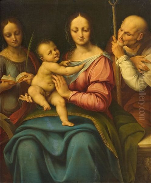The Holy Family With Saint Catherine - view 1
