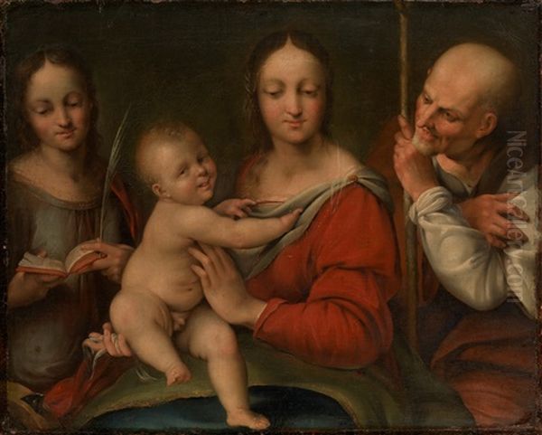 The Holy Family With St. Catherine - view 1