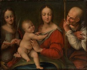The Holy Family With St. Catherine