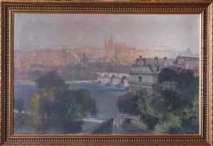 Panorama Prazskeho Hradu by Jaroslav Setelik