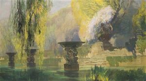 In The Park Of The Chateau by Jaroslav Setelik