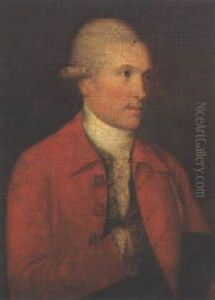 Portrait Of James Johnstone, A Red Coat And A Green Waistcoat