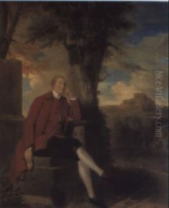 Portrait Of Mr. Halowell by John Thomas (Seaton) Seton