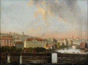 Vy Mot Nya Kungsholmsbron Fran Riddarholmen Vy Mot Nya Kungsholmsbron Fran Riddarholmen