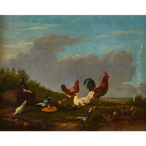 Huhnerhof by Franz van Severdonck