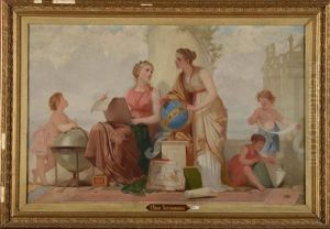 Allegories De La Geographie Et De L'astronomie by Joseph Van Severdonck