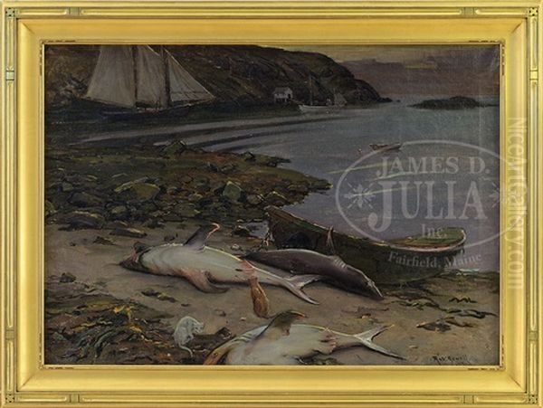 The Scavengers, Fish Beach, Monhegan - view 1