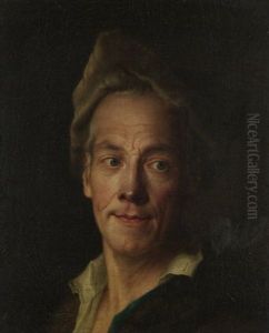Damenportrait (+ Herrenportrait; Pair)
