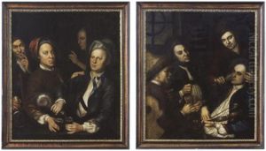 Geselliges Treiben Im Mannerbund by Christian Seybold