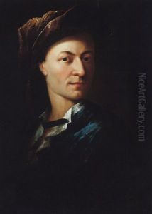 Portrait Of A Man (louis Honore Lekain?) Wearing A Burgundy Turban Portrait Of A Man (louis Honore Lekain?) Wearing A Burgundy Turban