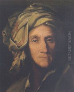Portrait Of A Man Wearing A Turban