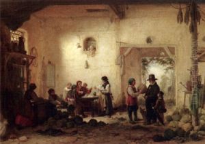Beim Gemusehandler by Eduard Gustav Seydel