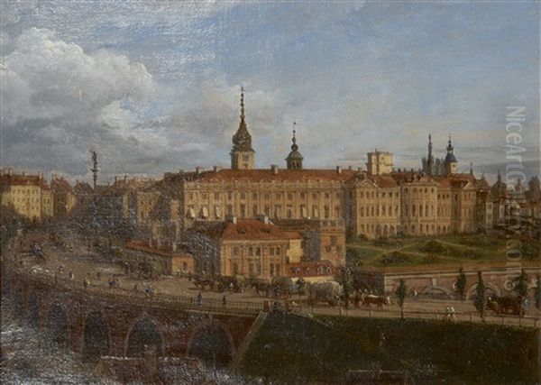 Vue Du Palais Royal De Varsovie - view 1