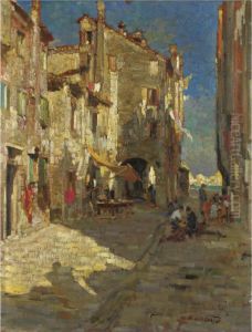 Una Calle Di Chioggia by Alberto Bozza