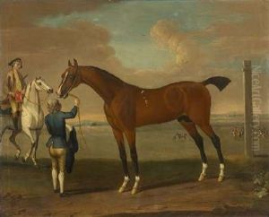 "flying Childers" With Groom And Horseman by James Seymour