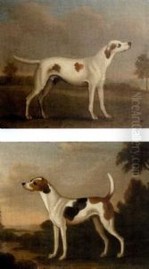 Hounds In A Landscape (pair) by James Seymour