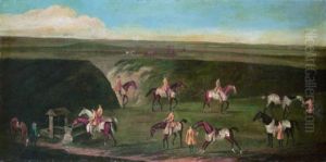 Training At Newmarket by James Seymour