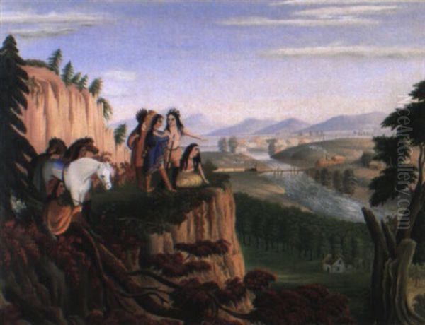 Indians, Salmon Falls, New Hampshire - view 1