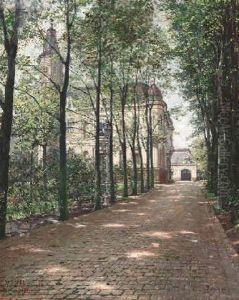 Villa Elisabeth Im Mai by Carl Maria Seyppel