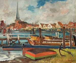 Hafenszene by Hans Seyppel