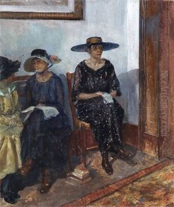 In Attesa Dell Esame Orale (warten Auf Die Mundliche Prufung) by Augusto Sezanne