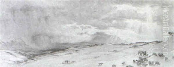 Storm Across A Valley - view 1