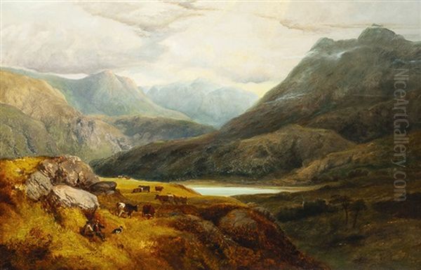 A Welsh Valley Near Betws-y-coed - view 1