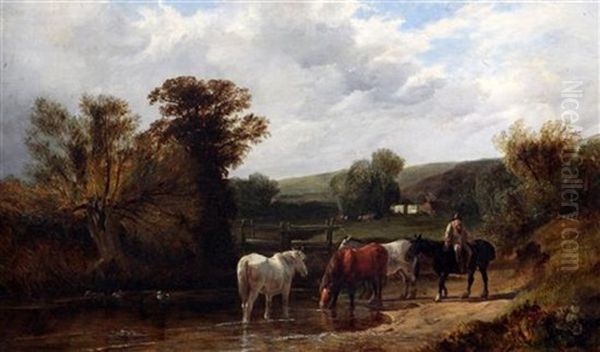 Watering The Horses - view 1