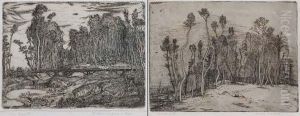 Il Bosco Col Ponte Di Legno by Cino Bozzetti