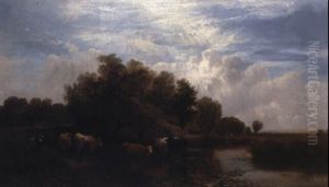 A Cool Retreat On A Summer's Day by George Shalders