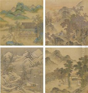 Scenery Of The Seasons by Shangrui
