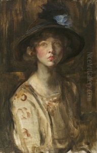 Mrs Patrick Campbell In Theatrical Costume by James Jebusa Shannon