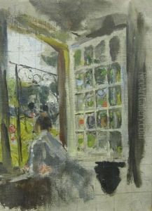 At A Window by James Jebusa Shannon