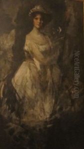Portrait Of Kitty by James Jebusa Shannon