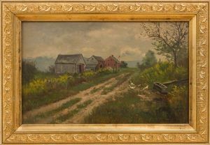 Old Farm House At Jackson, Nh by Frank Henry Shapleigh