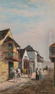Charlotte Street, St. Augustine by Frank Henry Shapleigh