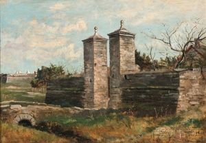 The City Gate, St. Augustine by Frank Henry Shapleigh