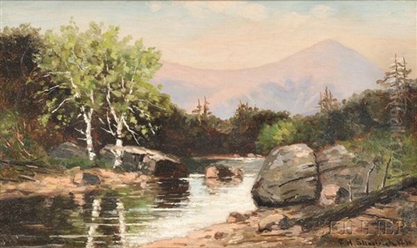 Mt. Washington From The Ammonoosuc River - view 1