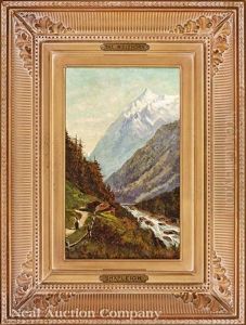 The Weisshorn (white Peak), Switzerland by Frank Henry Shapleigh