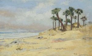 Sunny And Windy Florida Beach by Frank Henry Shapleigh
