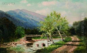 Mt. Washington And Ellis River, Jackson, New Hampshire