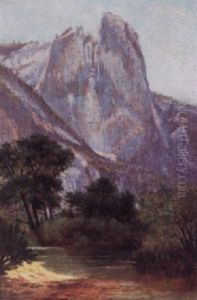 Yosemite Falls, Dry by Frank Henry Shapleigh