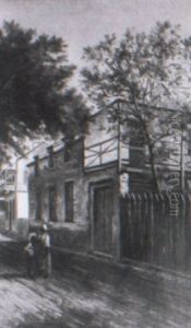 Old House On Charlotte St., St. Augustine, Fl by Frank Henry Shapleigh