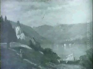Lake Thun, From Spiez, Switzerland by Frank Henry Shapleigh