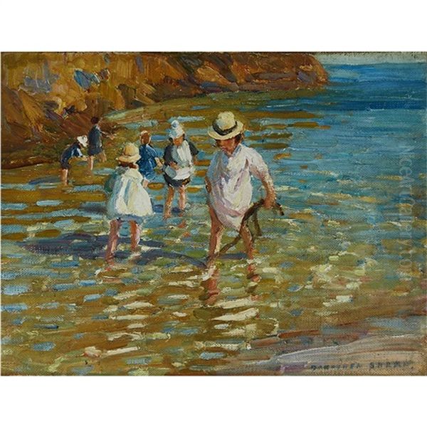 Children On A Shoreline - view 1