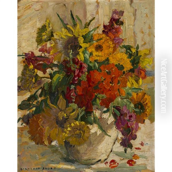 A Still Life Of Mixed Flowers - view 1